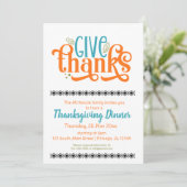 Danke Einladung (Stehend Vorderseite)