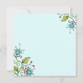 Danke - Einladung oder Flachkarte (Rückseite)