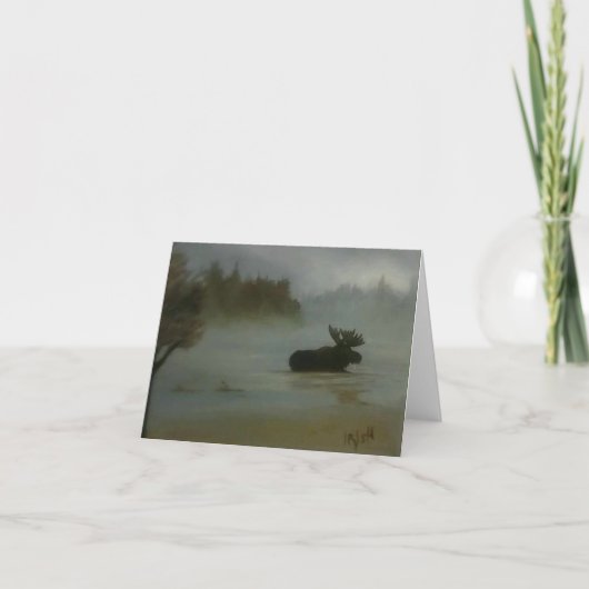 Danke, Elche Grüße Karte (Vorderseite)