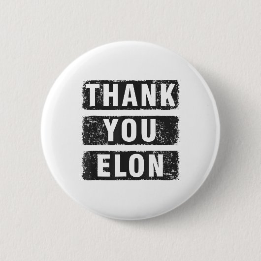 Danke Elon Button (Vorderseite)