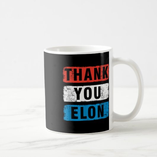 Danke Elon Kaffeetasse (Rechts)