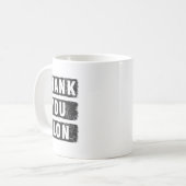 Danke Elon Kaffeetasse (Vorderseite Links)