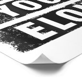 Danke Elon Poster (Ecke)