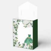 Danke Emerald Green White Peony Princess Dress Geschenkschachtel (Geöffnet)