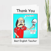 Danke - Englischlehrer (Vorderseite)