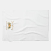 Danke Erntedank Autumn Pumpkin Geschirrtuch (Horizontal)