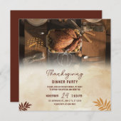 Danke, Erntedank Dinner Party Printable Einladung (Vorne/Hinten)