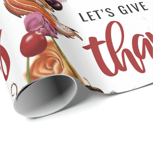 Danke - Erntedank Geschenkpapier (Rolleneckpunkt)