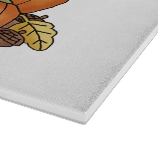 Danke Erntedank Schneidebrett (Ecke)