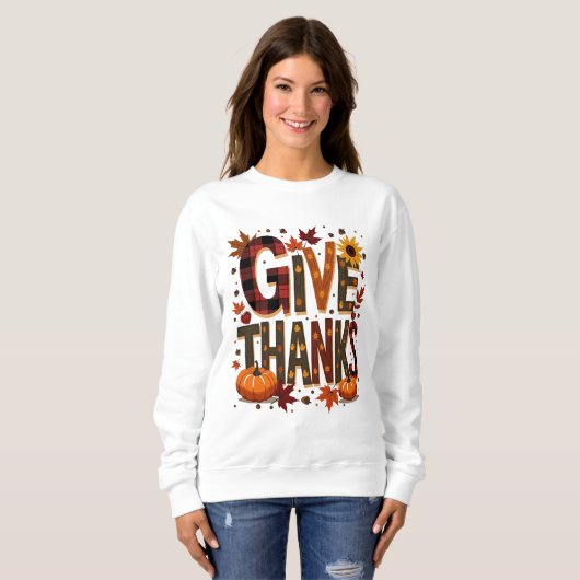 Danke Erntedank Sweatshirt (Vorne ganz)