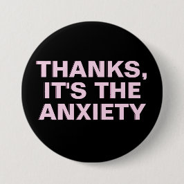 Danke, es ist das angstrosa Slogan Button