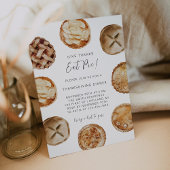 Danke Essen Pie Erntedank Dinner Einladung