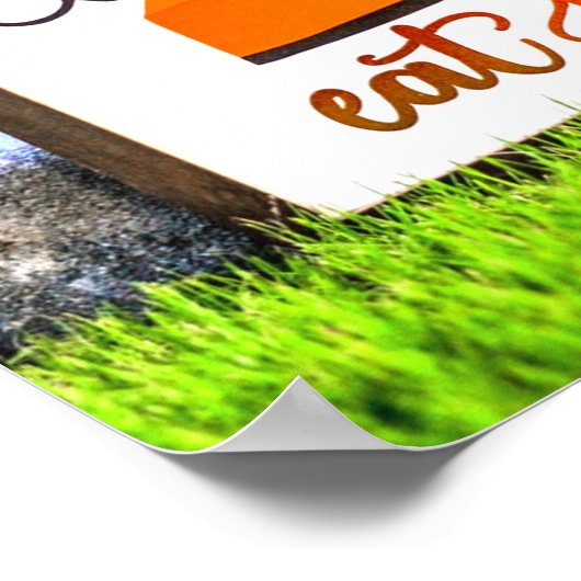 Danke, Essen Pie Erntedank Poster (Ecke)