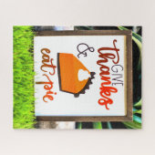 Danke, Essen Pie Erntedank Puzzle (Horizontal)