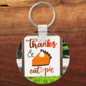 Danke, Essen Pie Erntedank Schlüsselanhänger (Vorderseite)