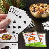 Danke, Essen Pie Erntedank Spielkarten (In Situ)