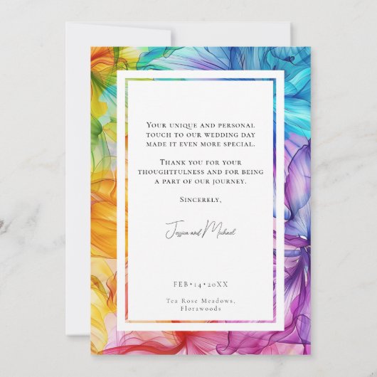 ❤️ Danke Ethereal Bloom (Rückseite)