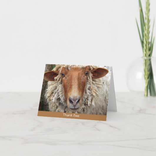 Danke Ewe: Eine skurrile Karte (Vorderseite)