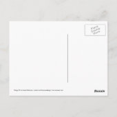 Danke Ewe Sheep mit Blume Danke Postkarte (Rückseite)