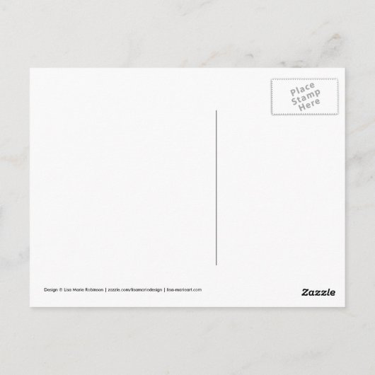 Danke Ewe Sheep mit Blume Danke Postkarte (Rückseite)