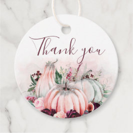 Danke Fall Pumpkins Geschenkanhänger