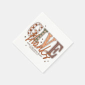 Danke Fall Serviette (Ecke)