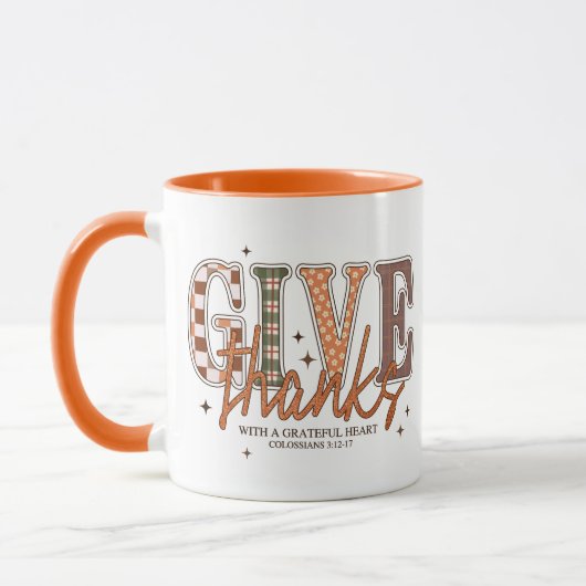 Danke Fall Tasse (Links)