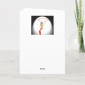 "Danke, Fans!" Ich hinterlasse ein ikonisches Auto Dankeskarte (Rückseite)