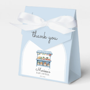Danke, Farmers Market Boy Baby Shower Geschenkschachtel