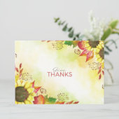 Danke Feiertagskarte (Stehend Vorderseite)