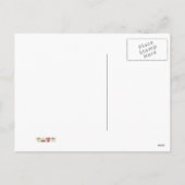 Danke Feiertagspostkarte (Rückseite)