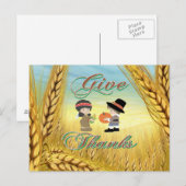 Danke Feiertagspostkarte (Vorne/Hinten)