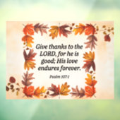 Danke Fensteraufkleber (Blatt 3)