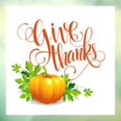 Danke Fensteraufkleber (Blatt 3)