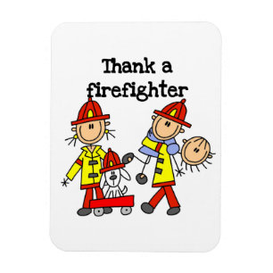 Danke-Feuerwehrmann-T-Shirts und Geschenke Magnet