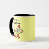 Danke Feuerwehrmann Tasse (Vorderseite Links)