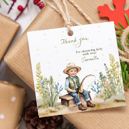 Danke Fisherman's Derby Baby Shower Geschenkanhänger