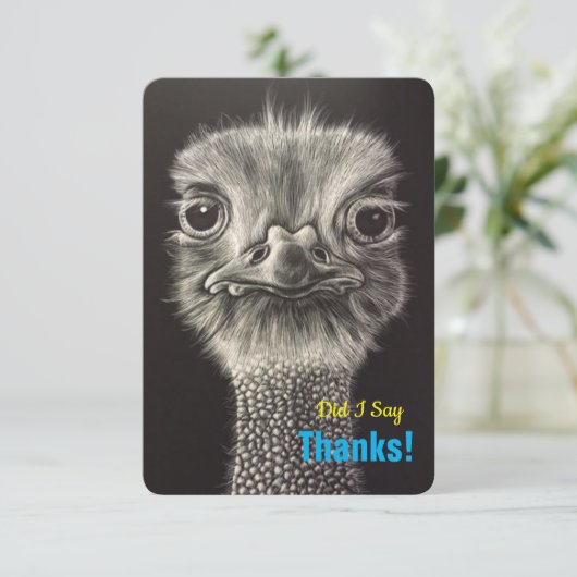 Danke flache Karten (Stehend Vorderseite)