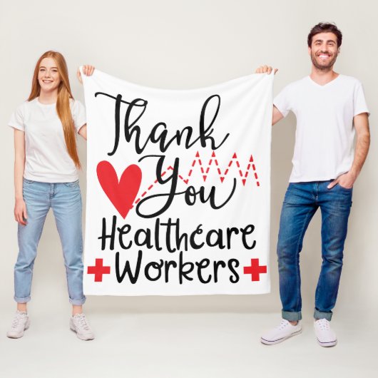 Danke - Fleece Blanket, 50"x60" (Beispiel)