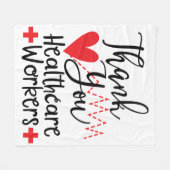 Danke - Fleece Blanket, 50"x60" (Vorderseite (Horizontal))