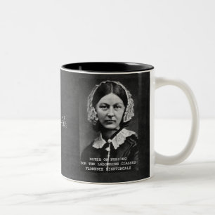Danke Flo Krankenpflege Krankenschwester Zweifarbige Tasse