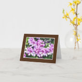 DANKE: /FLORAL/RESEMBLES VIOLETS/BLANK INNERHALB KARTE (Gelbe Blume)