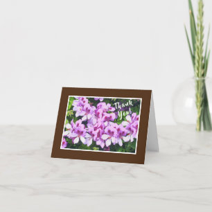 DANKE: /FLORAL/RESEMBLES VIOLETS/BLANK INNERHALB KARTE