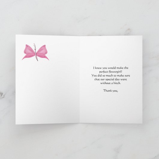 Danke flowergirl (Innenseite)