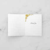 Danke - Foto auf Smaragdgrün & Gold (Innenseite)