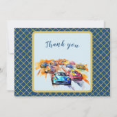 Danke Foto Boy Race 5. Geburtstag (Rückseite)