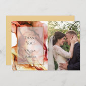 Danke | FOTO FRAME Herbstfarben Abstrakt 5 (Vorne/Hinten)