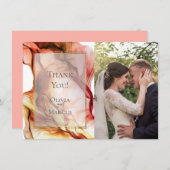 Danke | FOTO FRAME Herbstfarben Abstrakt 6 (Vorne/Hinten)