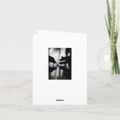 Danke Foto-Hochzeits-Anmerkungs-Karte (Rückseite)