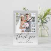 DANKE Foto Kalligraphie ombre gray (Stehend Vorderseite)